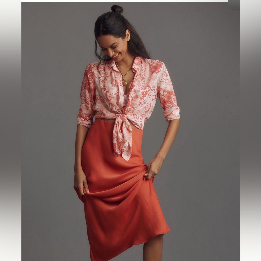 Anthropologie The Romy Button Down Shirt - Picture 4 of 8